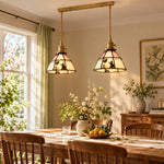 Charger l'image dans la visionneuse de galerie, Cat and Butterfly Stained Glass Pendant Light