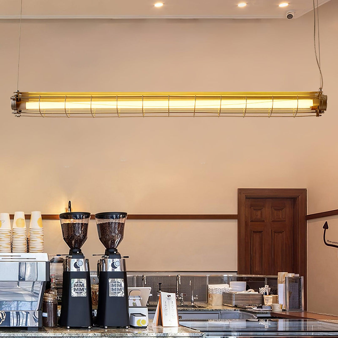 Driscoll Minimalist Linear Chandelier for Modern Living Spaces