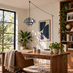 Load image into Gallery viewer, Koloro Millie Plug-In Glass Pendant Light - Retro Colorful Pendant for Modern Interiors