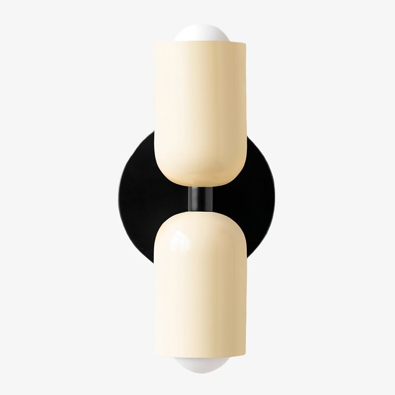 Aplique de Pared Nórdico Minimalista Symra - Lámpara de Pared Moderna de Doble Dirección para Espacios Interiores N47