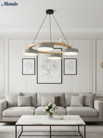 Load image into Gallery viewer, Modern Creative Colourful Circle Bird Chandelier