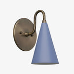 Load image into Gallery viewer, Curved Metal Shade Sconce Vintage Style Wall Light - Entryway Stairwell Lighting