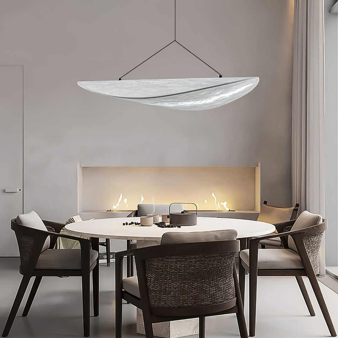 Cloudlike Mulberry Silk Plug-In Pendant Light
