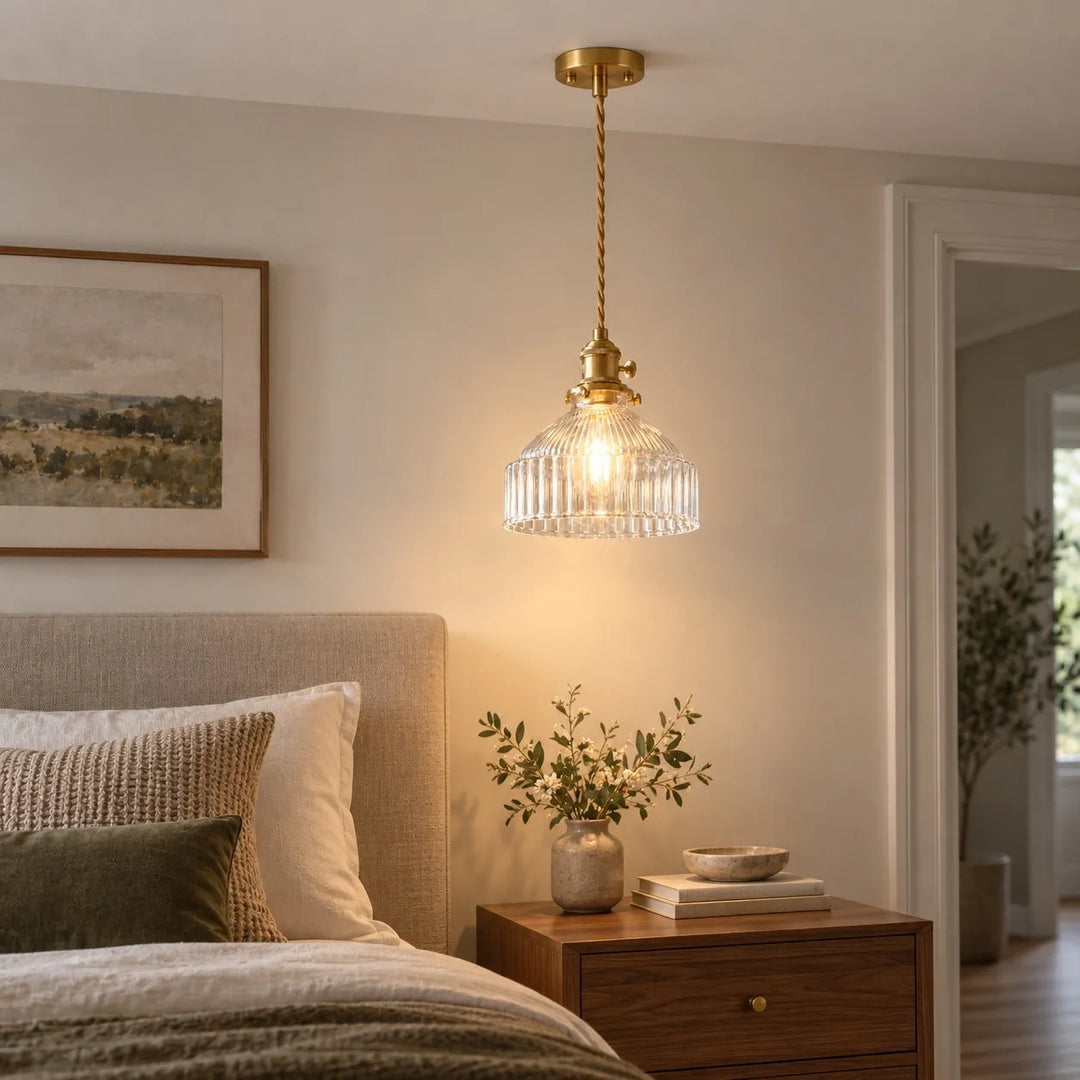 Colored Glass Pendant Light