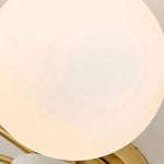 Load image into Gallery viewer, Close-up of the milk glass globe shade