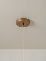 Load image into Gallery viewer, Luminella Scalloped Pendant Light — Modern Statement Designer Ceiling Light for Dining Room
