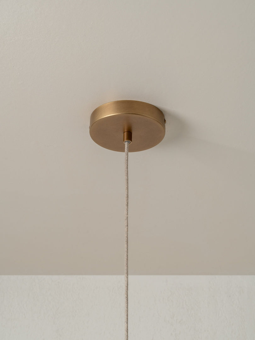 Luminella Scalloped Pendant Light — Modern Statement Designer Ceiling Light for Dining Room