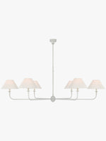 Load image into Gallery viewer, Sleek Chandelier Featuring Layered Linear Silhouette
