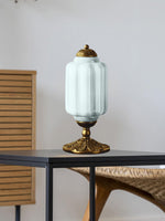 Charger l&#39;image dans la visionneuse de galerie, Lampe de table LED Eloise vintage en verre
