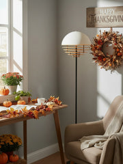 Bauhaus Acrylic & Glass Sunset Floor Lamp for Living Room - AFTERGLOW S3