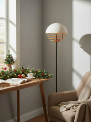 Lampadaire Bauhaus en acrylique et verre Sunset pour salon – AFTERGLOW S3