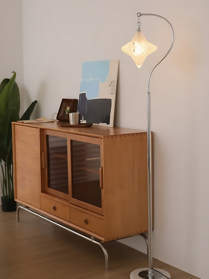Lámpara de pie Art Déco Star: Lámpara de pie moderna para espacios de estar – Astris Orion 