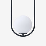 Charger l'image dans la visionneuse de galerie, Suspension Moderne Halozen - Lampe Suspendue Décorative au Profil Ovale Doux pour Salon