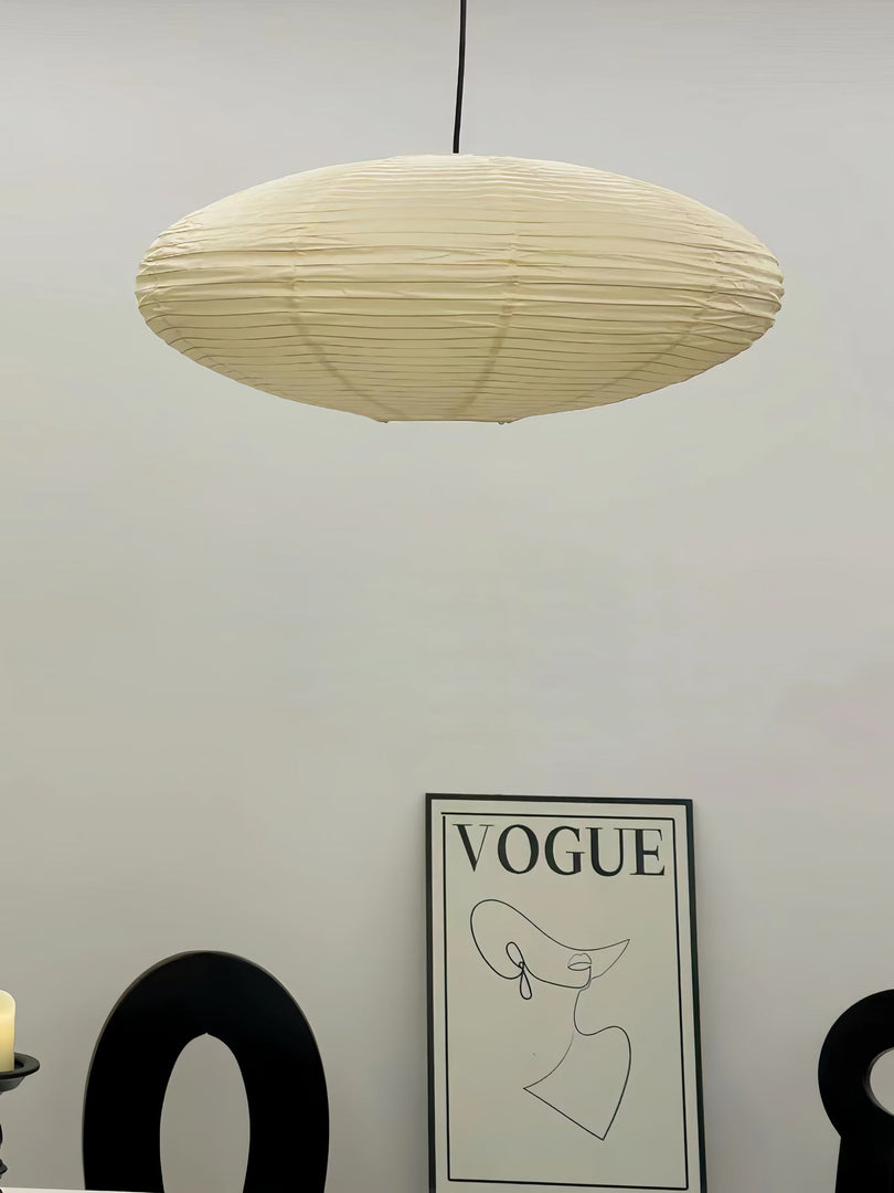 Mulberry Paper Plug-In Pendant Light