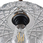 Load image into Gallery viewer, Verdoma Flower Glass Pendant Light - Vintage Floral Design for Living and Dining U01