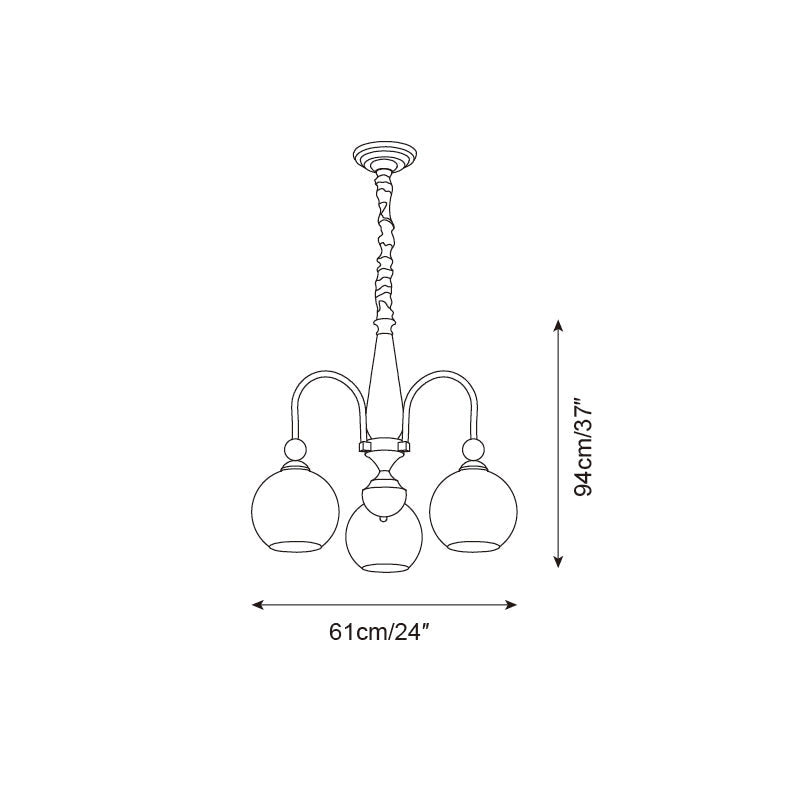 Solstice Glow Chandelier
