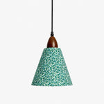 Load image into Gallery viewer, Liberty-Style Floral Fabric Pendant Light