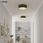 Bild in Gallery-Viewer laden, Dumora Drum Deckenleuchte zum Einbau - Leinen Schirm Moderne Eleganz