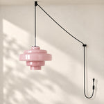 Load image into Gallery viewer, Koloro Millie Plug-In Glass Pendant Light - Retro Colorful Pendant for Modern Interiors