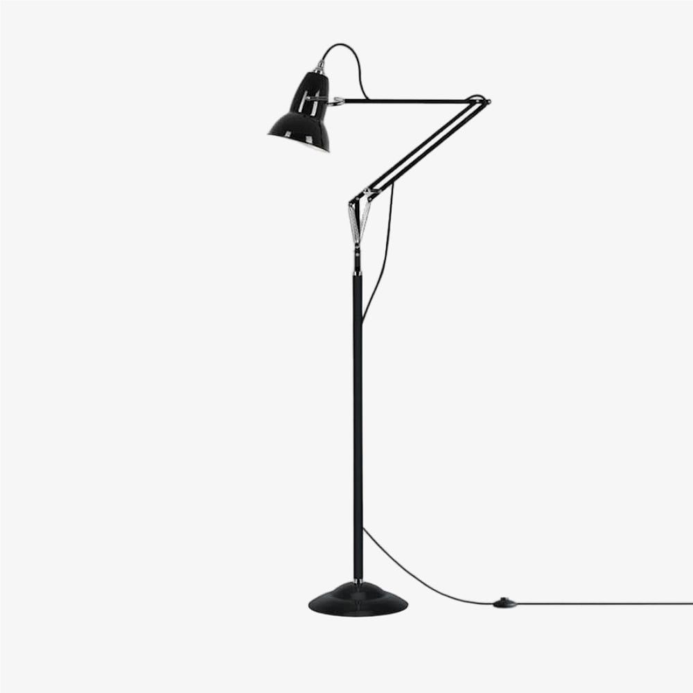 Lampe sur pied réglable Modryx Classic aux lignes raffinées – Design fonctionnel moderne pour usage intérieur à la maison
