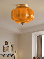 Load image into Gallery viewer, Retro Milk Semi Flush Mount Eloise Ceiling Light
