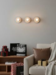 Minimal 3-Light Vanity Wall Sconce – Multiple Color Options Available