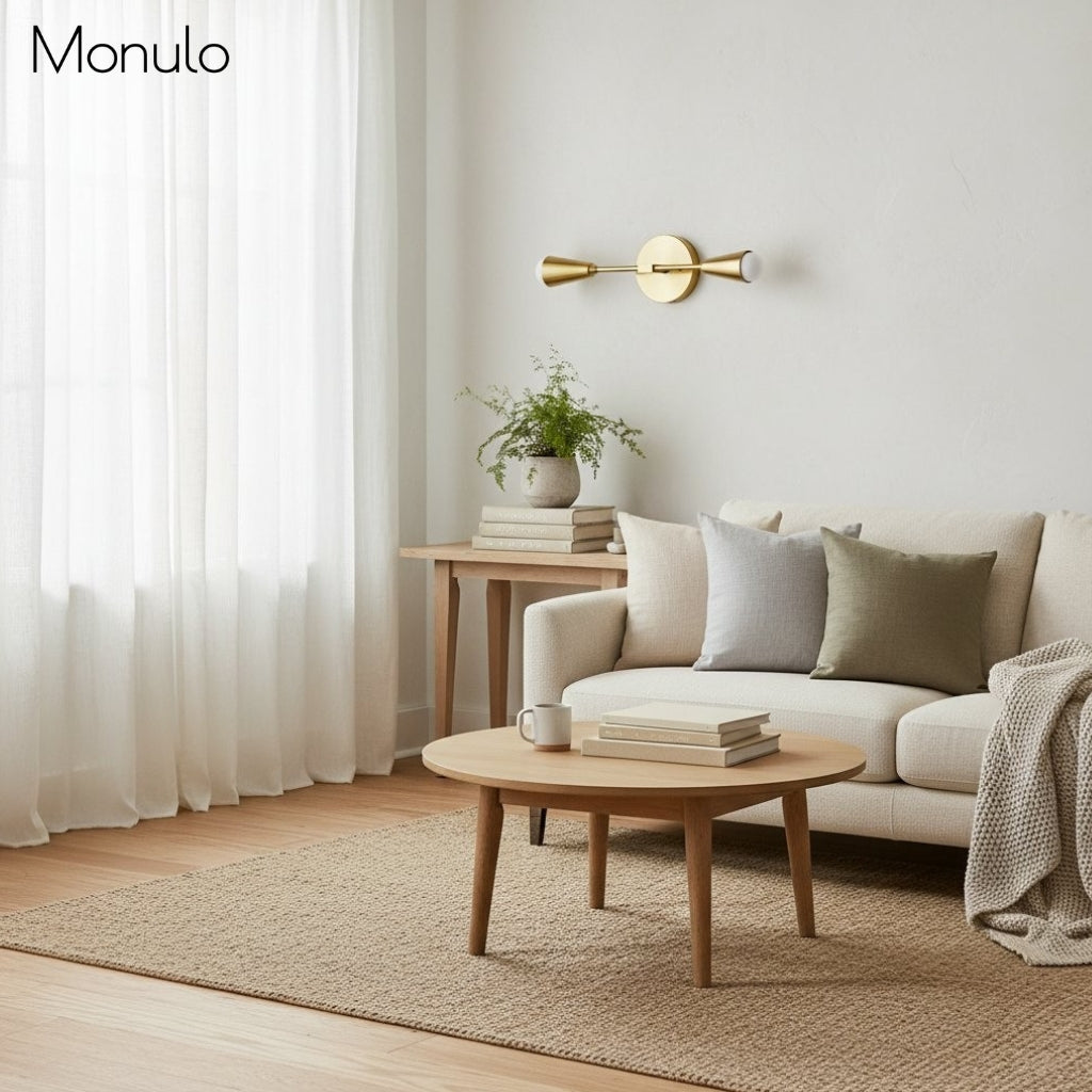 Mobilux Line Sleek Linear Light – Applique murale style Mid-Century pour couloir