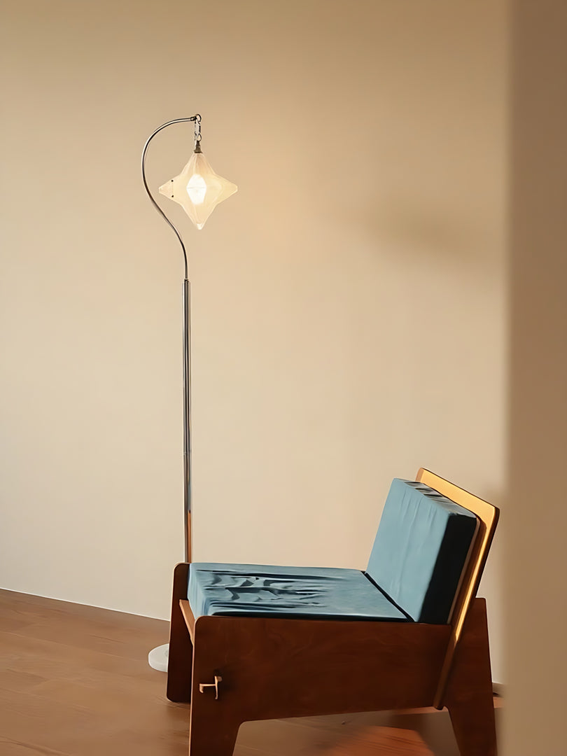 Lámpara de pie Art Déco Star: Lámpara de pie moderna para espacios de estar – Astris Orion 