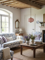 Load image into Gallery viewer, Vintage Milk Glass Semi Flush Mount Eloise Pendant Light
