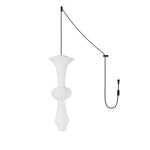 Bild in Gallery-Viewer laden, White Handcrafted Mulberry Paper Swag Light