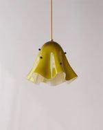Charger l&#39;image dans la visionneuse de galerie, Bellina Wave-Edge Glass Pendant Lamp — Organic Contemporary Style for Dining &amp; Living

