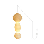 Bild in Gallery-Viewer laden, Stacked Ribbed Paper Swag Pendant Light