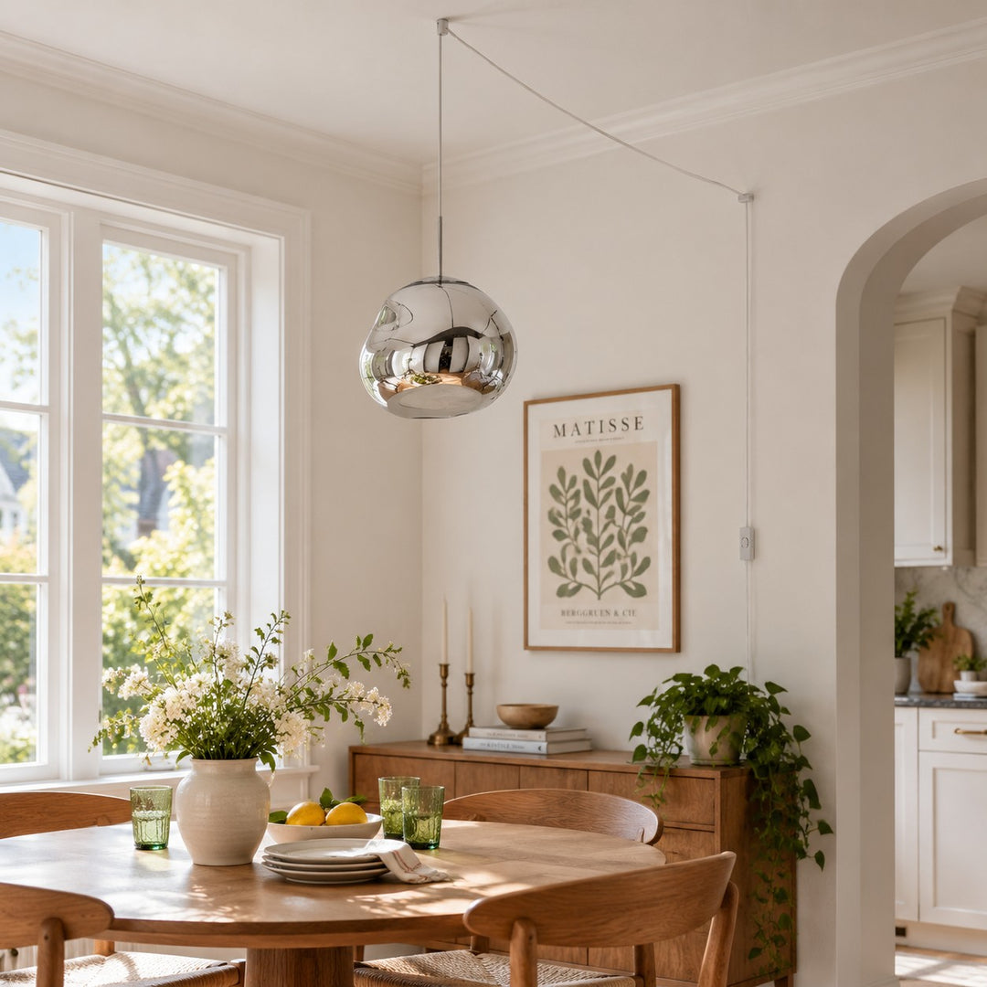 Molten PVC Organic Plug-In Pendant Light