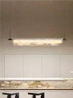 Load image into Gallery viewer, Elegant Polished Cuboid Clem Alabaster Pendant Light
