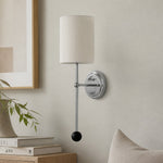 Cargar imagen en el visor de la Galería, Cumoris Pleated Wall Lamp – French Inspired Bedside and Living Room Accent Light