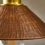 Bild in Gallery-Viewer laden, Close view of hand-carved cherry wood grain and ridges