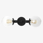 Cargar imagen en el visor de la Galería, Lumio Globe Industrial Vanity Lighting- Modern Double Globe Wall Light
