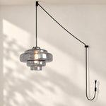 Load image into Gallery viewer, Koloro Millie Plug-In Glass Pendant Light - Retro Colorful Pendant for Modern Interiors