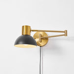 Load image into Gallery viewer, Adjustable Arm Plug In Wall Lamp