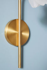 Load image into Gallery viewer, Revalis Glass Flower Vanity Sconce – Modern Floral Wall Light
