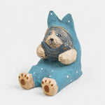Cargar imagen en el visor de la Galería, Hand-carved wooden animal phone stand