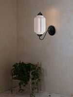 Load image into Gallery viewer, Vintage Milk Glass Sconce Bedside Hallway Eloise Wall Sconce
