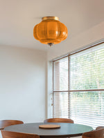 Load image into Gallery viewer, Retro Milk Semi Flush Mount Eloise Ceiling Light
