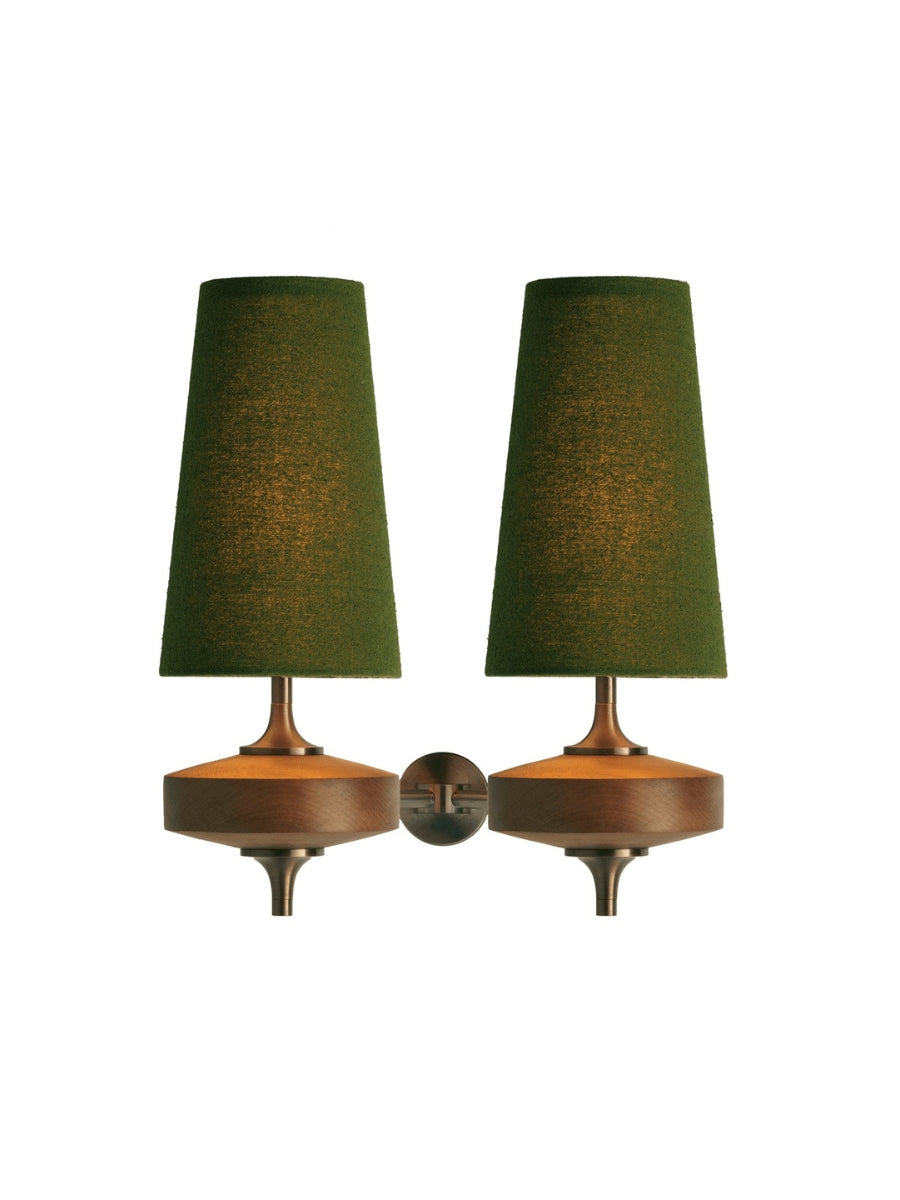 Rowan Retro Fabric Shade Wall Sconce – Classic Fabric Lighting For Bedroom