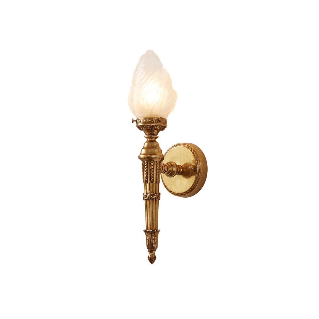 Moderne Alabaster-Wandlampe – Französische elegante Wandleuchte für Schlafzimmer, Wohnzimmer, Flur