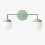 Charger l&#39;image dans la visionneuse de galerie, Opalume Glass Double Vanity Light - Vintage Style Bathroom Double Wall Lighting

