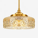 Charger l'image dans la visionneuse de galerie, Vintage Adjustable Glass Pendant Light