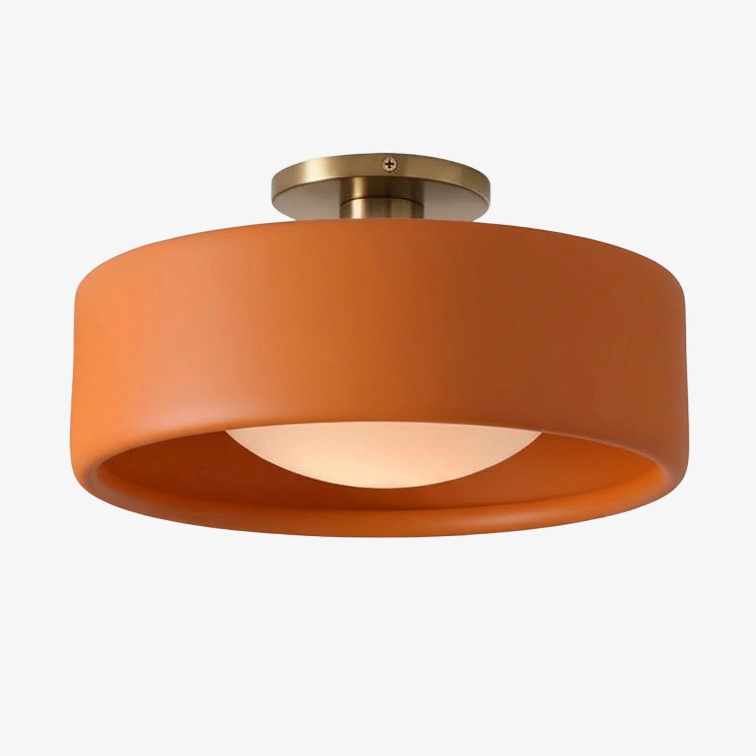 Plafonnier encastré en porcelaine Cerova – Luminaire discret