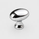 Cargar imagen en el visor de la Galería, Large silver pigeon egg cabinet knob