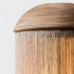Load image into Gallery viewer, Close-up of vertical corded weave and top cap